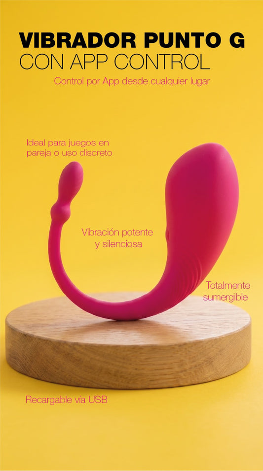 VIBRADOR PUNTO G C/APP CONTROL
